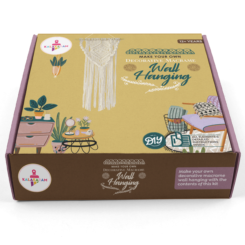 Kalakaram DIY Macrame Wall Hanging Kit