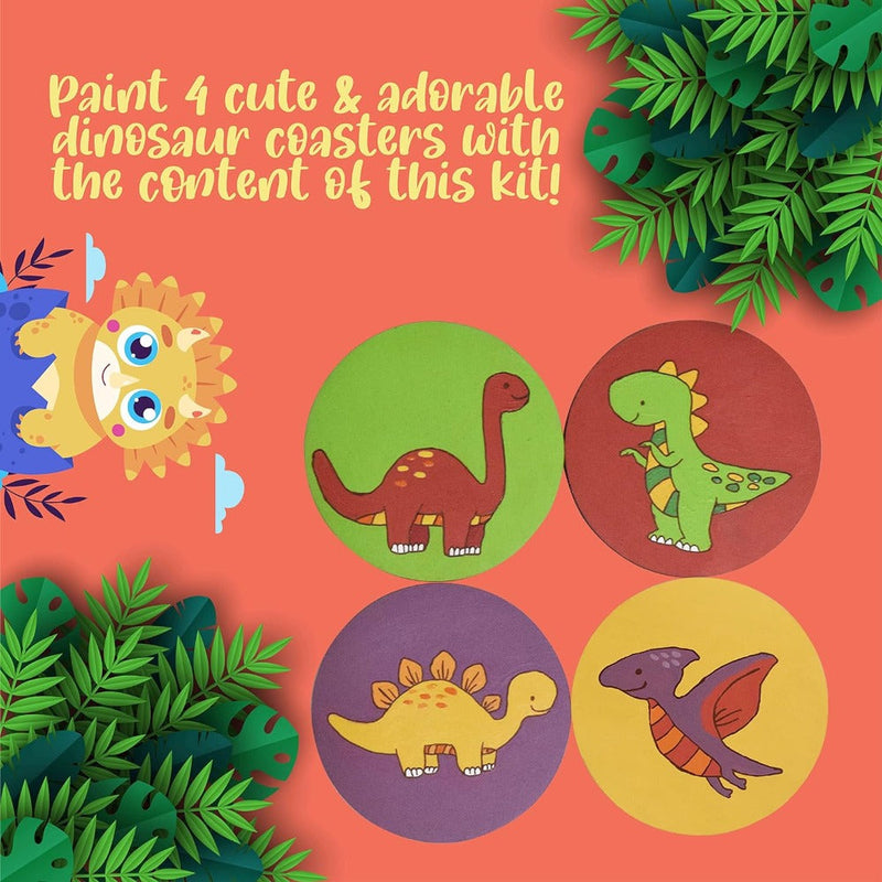 Kalakaram Dinosaur Coaster Painting Kit