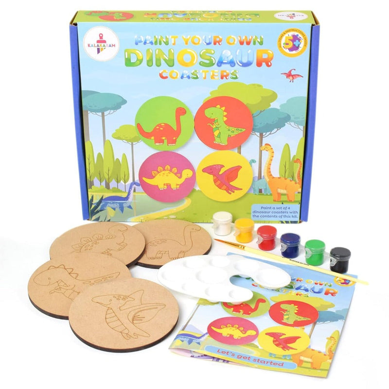 Kalakaram Dinosaur Coaster Painting Kit