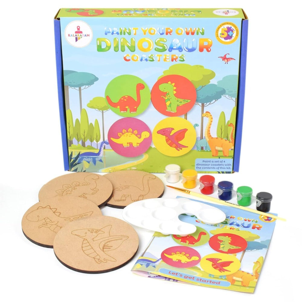 Kalakaram Dinosaur Coaster Painting Kit — Toycra