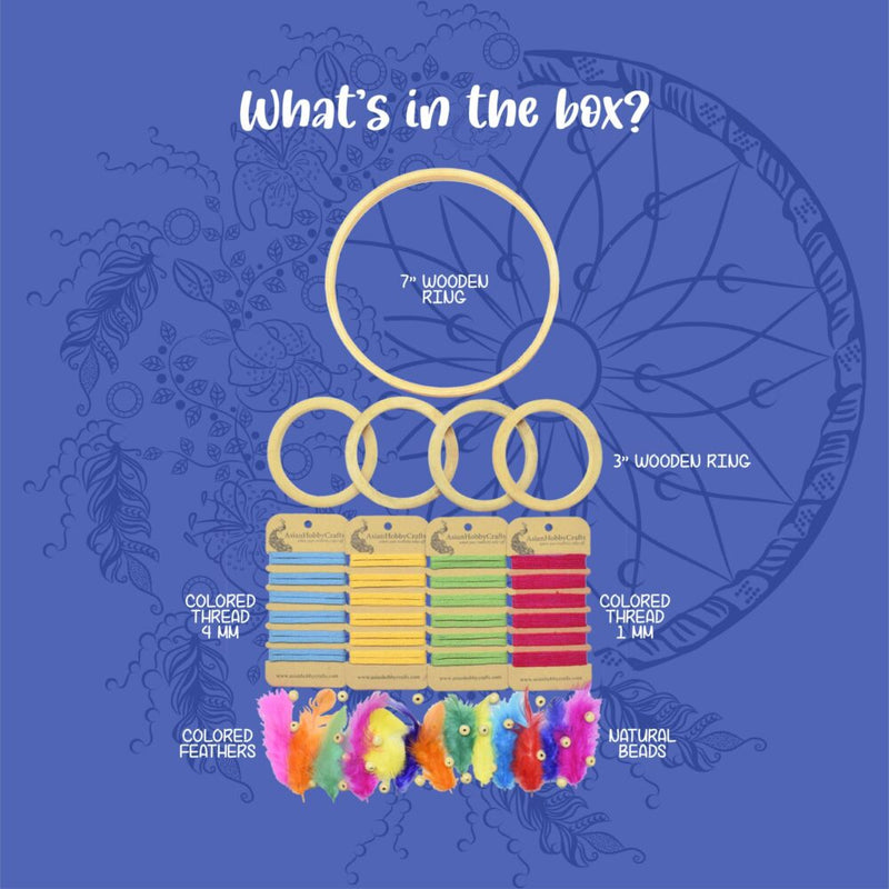 Kalakaram Dream Catcher Kit-Arts & Crafts-Kalakaram-Toycra