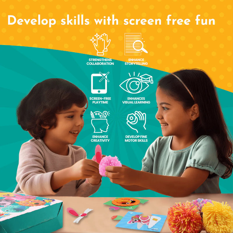 Kalakaram Furball Buddies DIY Art & Craft Kit