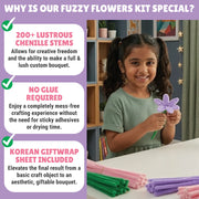 Kalakaram Fuzzy Flower Making Kit