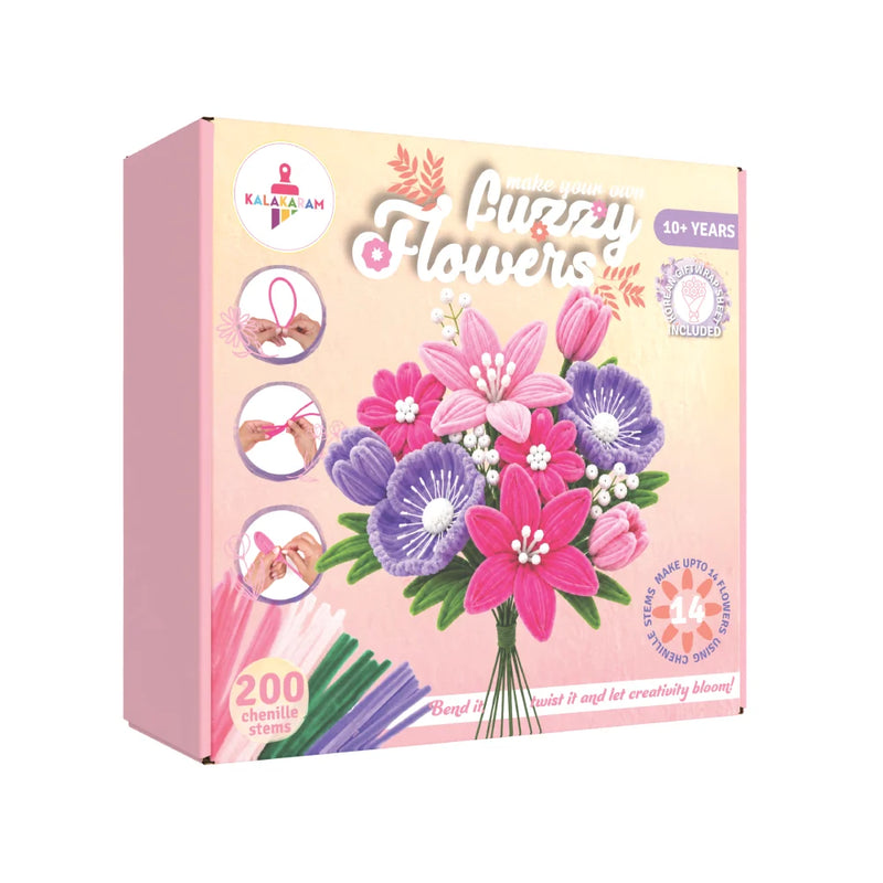 Kalakaram Fuzzy Flower Making Kit