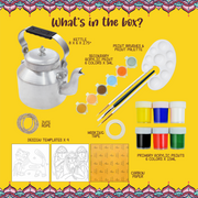 Kalakaram Kalighat Painting Kettle Kit