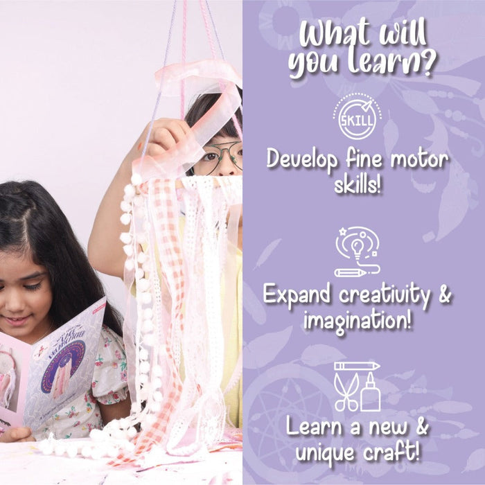 Kalakaram Lace Dream Catcher Kit-Arts & Crafts-Kalakaram-Toycra