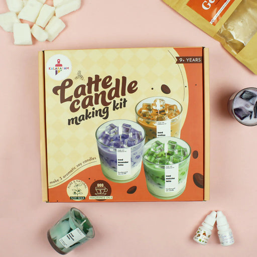 Kalakaram Latte Candle Making Kit-Arts & Crafts-Kalakaram-Toycra