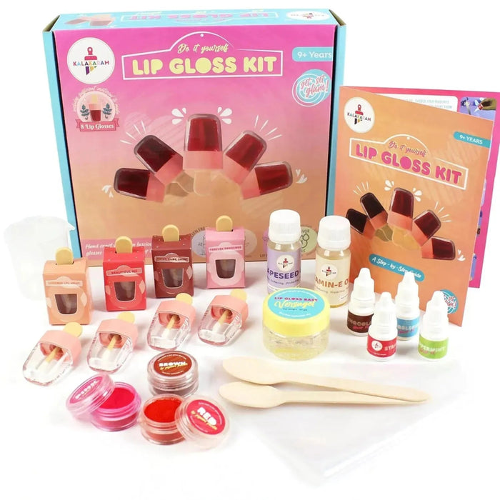 Kalakaram Lip Gloss DIY Kit-Arts & Crafts-Kalakaram-Toycra