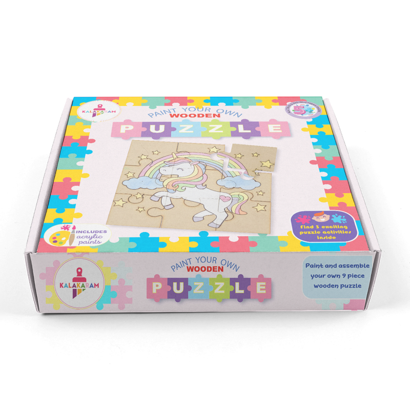 Kalakaram MDF Puzzle Unicorn