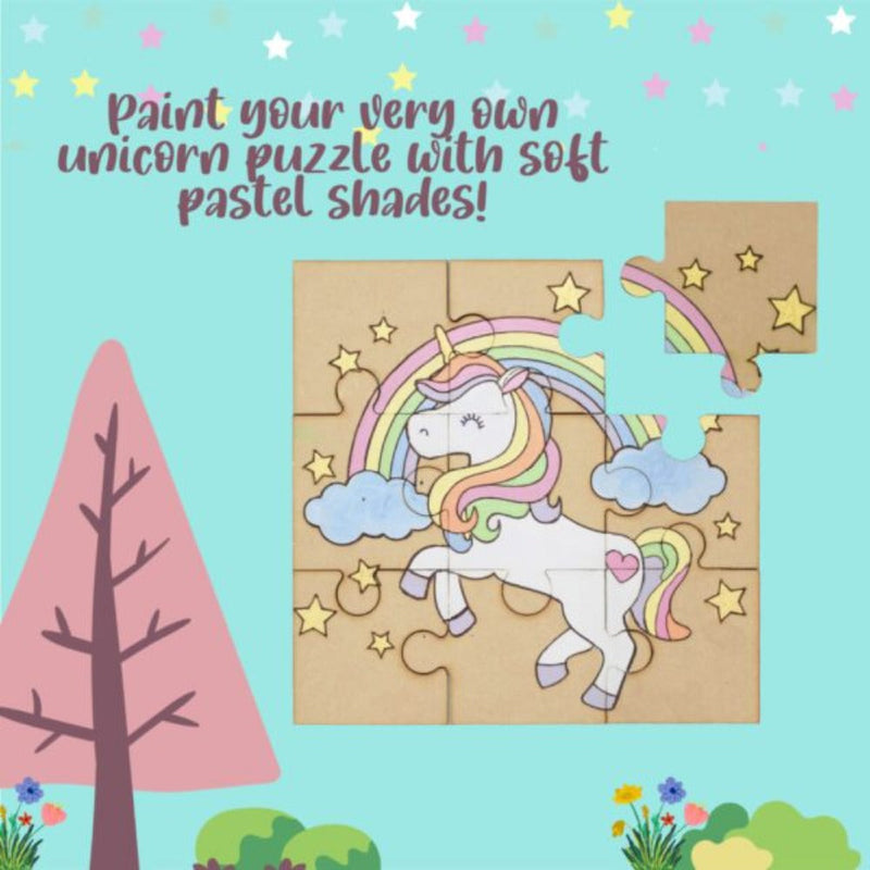 Kalakaram MDF Puzzle Unicorn