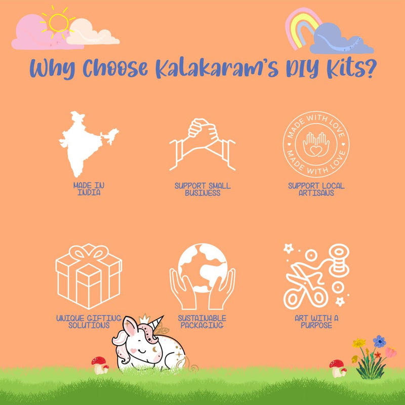 Kalakaram MDF Puzzle Unicorn