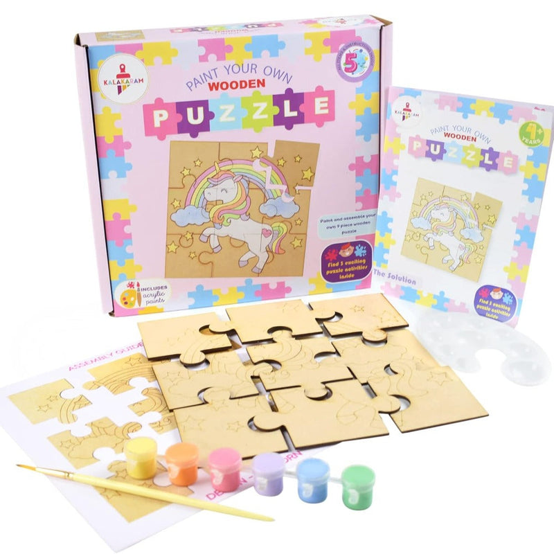 Kalakaram MDF Puzzle Unicorn