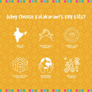 Kalakaram Make Your Own Block Printed Tote Bag DIY Kit