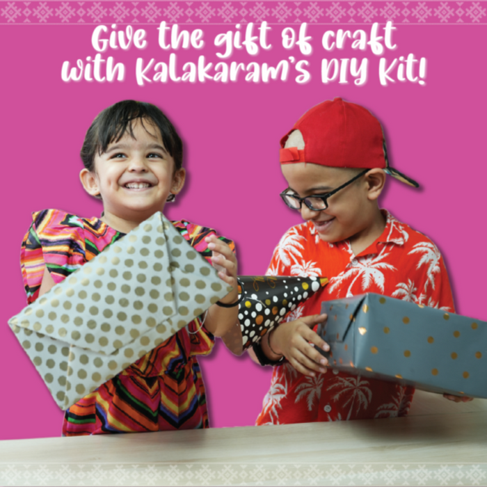 Kalakaram Make Your Own Cross Stitch Bag-Arts & Crafts-Kalakaram-Toycra