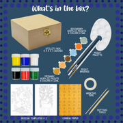 Kalakaram Make Your Own Gond Painting Utility Box