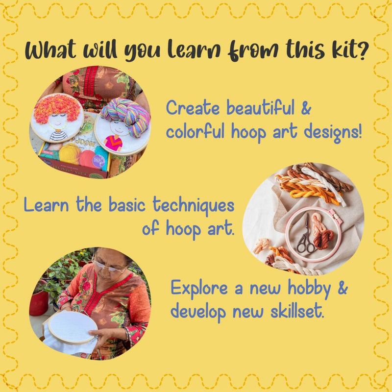 Kalakaram Make Your Own Hoop Art
