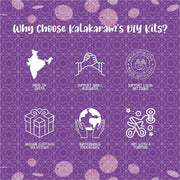 Kalakaram Make Your Own Lippan Art Pen Stand DIY Kit