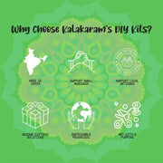 Kalakaram Make Your Own Mandala Art Beverage Tray DIY Kit