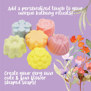 Kalakaram Melt & Pour Natural Cocoa Butter Floral Soap Making Kit