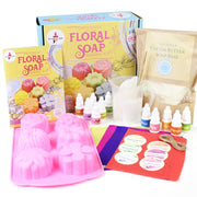 Kalakaram Melt & Pour Natural Cocoa Butter Floral Soap Making Kit