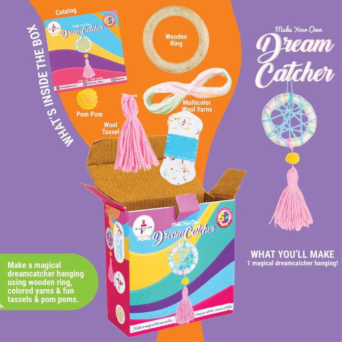 Kalakaram Mini Dreamcatcher-Arts & Crafts-Kalakaram-Toycra