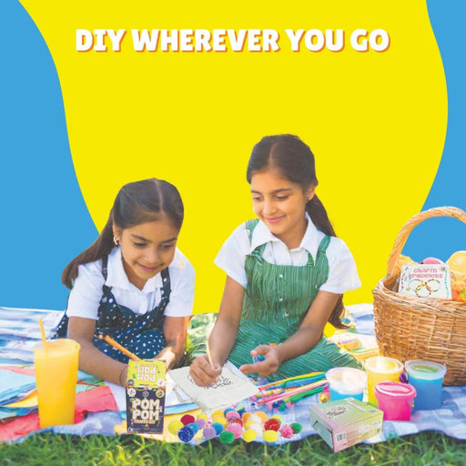 Kalakaram Mini Pom Pom Craft Kit-Arts & Crafts-Kalakaram-Toycra