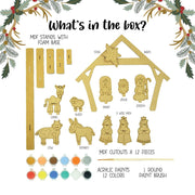 Kalakaram Nativity Scene Painting Kit