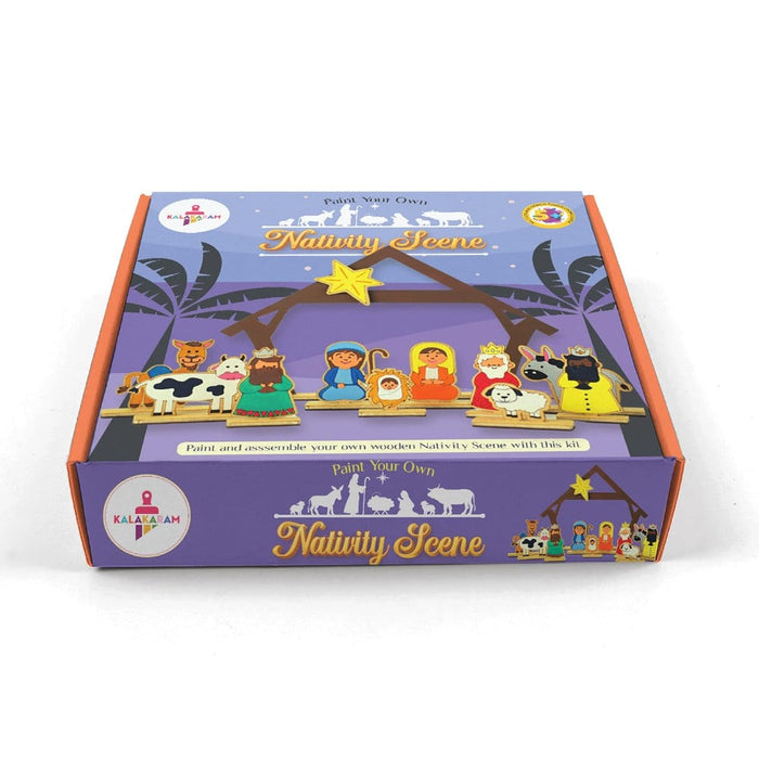 Kalakaram Nativity Scene Painting Kit-Arts & Crafts-Kalakaram-Toycra