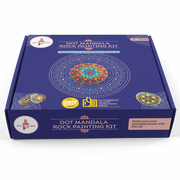 Kalakaram Paint Your Own Dot Mandala Rock Painting Kit