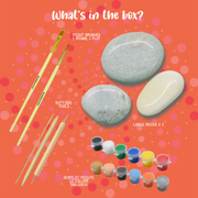 Kalakaram Paint Your Own Dot Mandala Rock Painting Kit