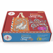 Kalakaram Paint Your Own Kalamkari Canvas Bag