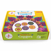 Kalakaram Paint Your Own Mandala Art Coasters