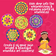 Kalakaram Paint Your Own Mandala Art Coasters