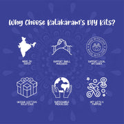 Kalakaram Paint Your Own Mandala Art Coasters