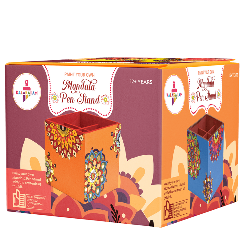 Kalakaram Paint Your Own Mandala Pen Stand