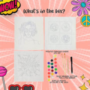Kalakaram Paint Your Own Pop Art Cushion Covers