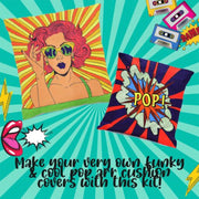 Kalakaram Paint Your Own Pop Art Cushion Covers