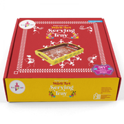 Kalakaram Paint Your Own Warli Art Serving Tray