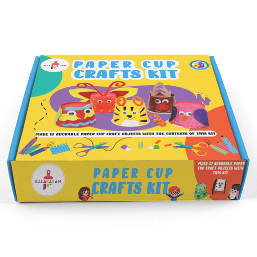 Kalakaram Paper Cup Craft Kit-Arts & Crafts-Kalakaram-Toycra