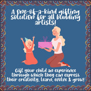 Kalakaram Phad Painting Cutlery Stand DIY Kit