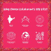 Kalakaram Phad Painting Cutlery Stand DIY Kit