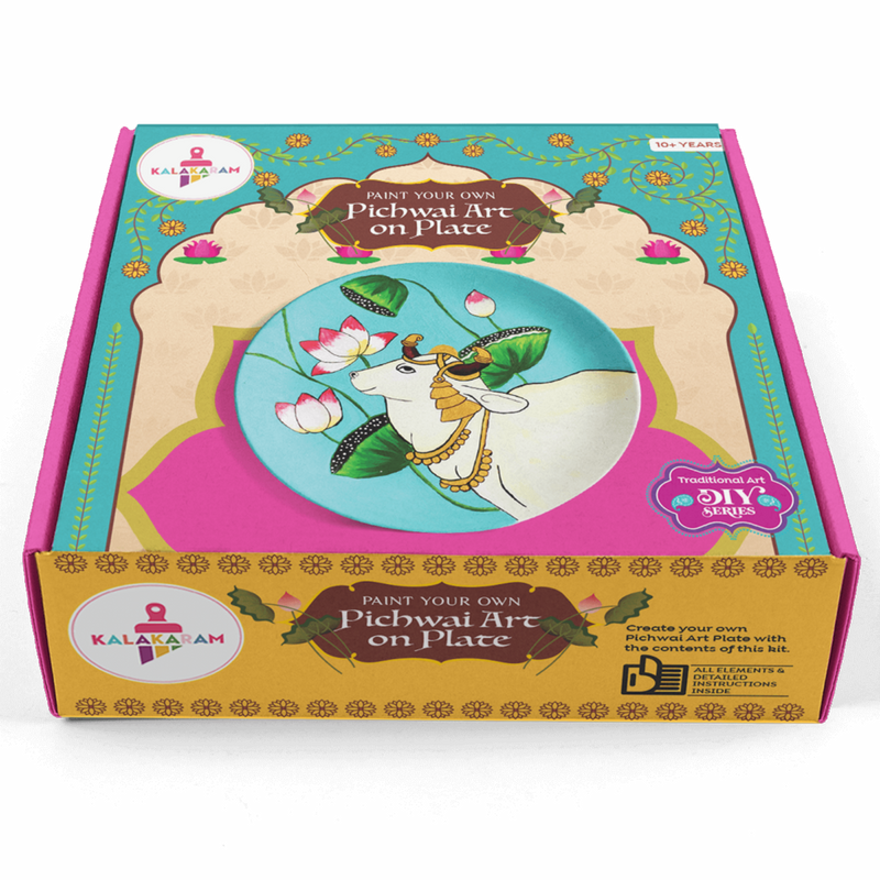 Kalakaram Pichwai Art on a Plate DIY Kit