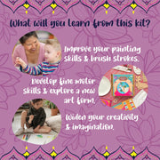 Kalakaram Pichwai Art on a Plate DIY Kit