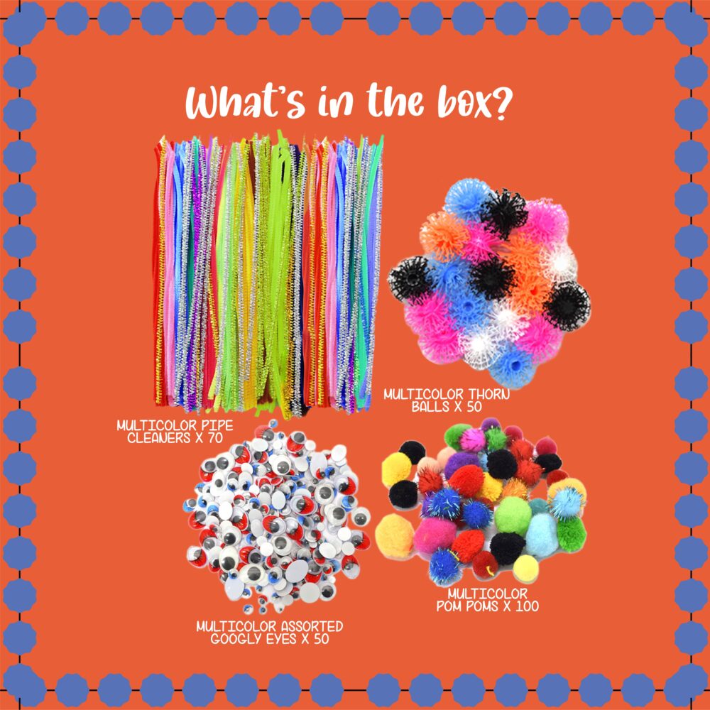 Kalakaram Pom Pom Crafts Kit | Buy Online at Toycra