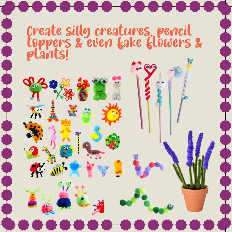 Kalakaram Pom Pom Crafts Kit-Arts & Crafts-Kalakaram-Toycra