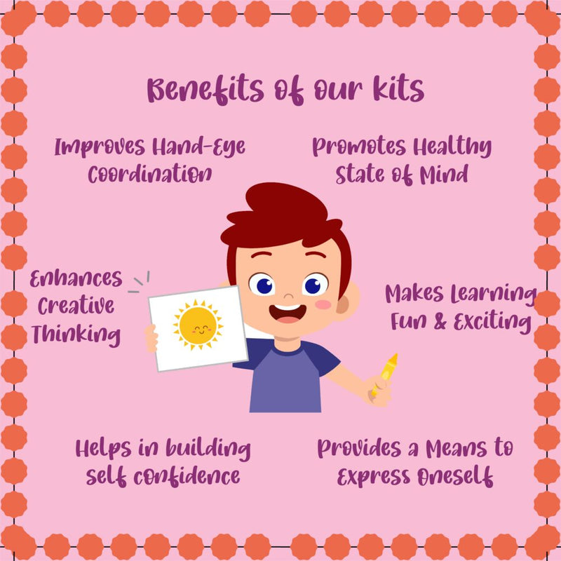 Kalakaram Pom Pom Crafts Kit-Arts & Crafts-Kalakaram-Toycra