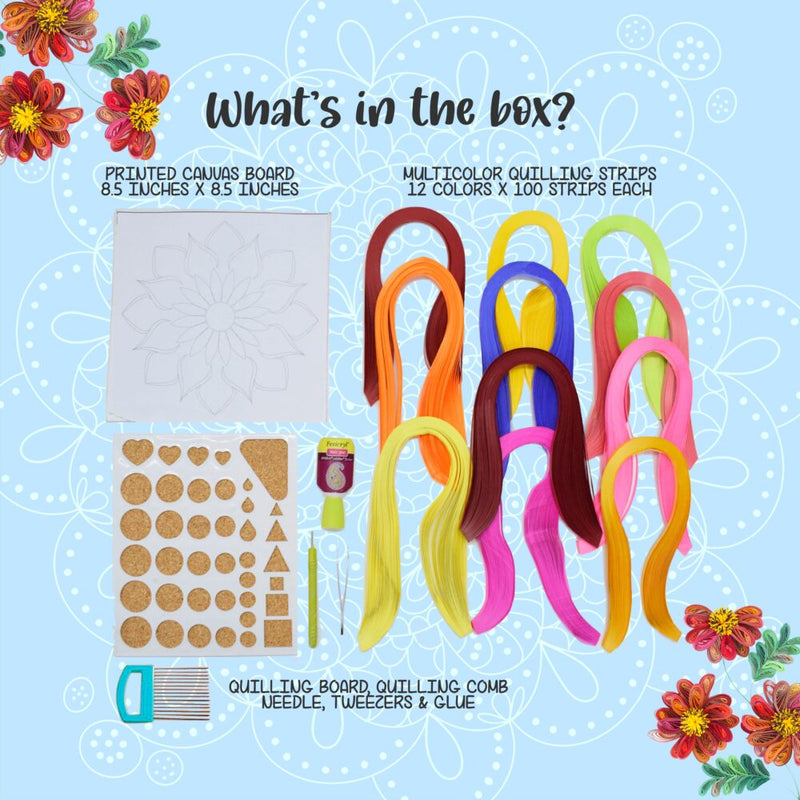 Kalakaram Quilling Mandala Kit