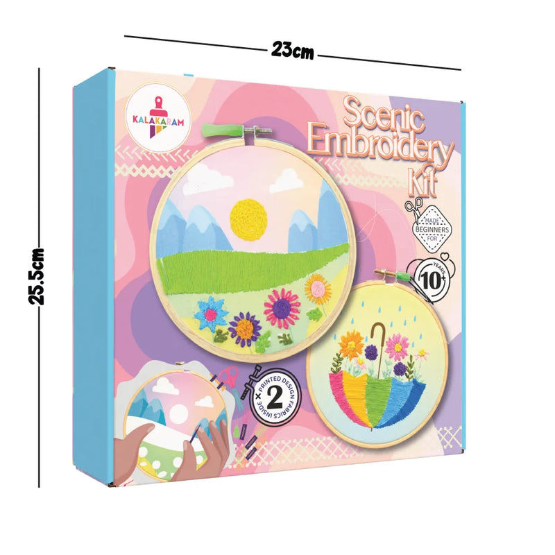 Kalakaram Scenic Embroidery Kit