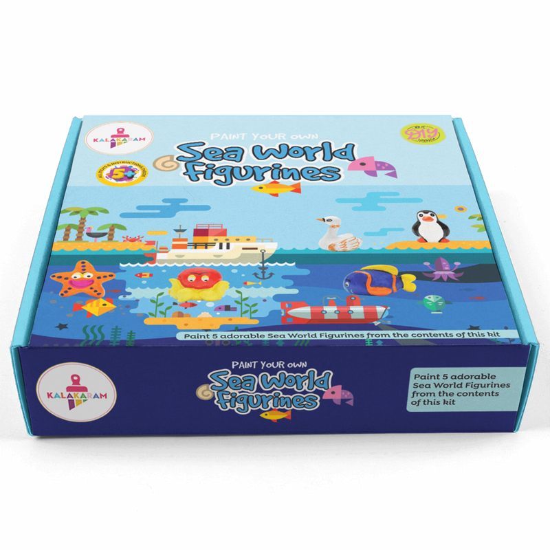 Kalakaram Sea World Figurines Painting Kit