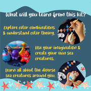Kalakaram Sea World Figurines Painting Kit